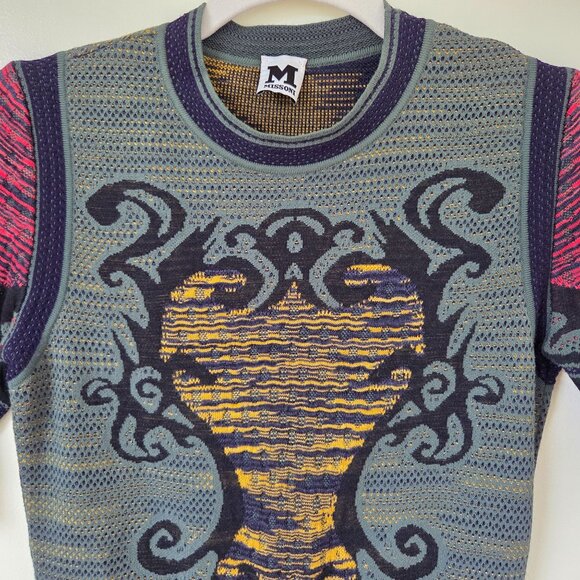 M Missoni Knit Sheath Sweater Dress Size 42/6 - Picture 4 of 8